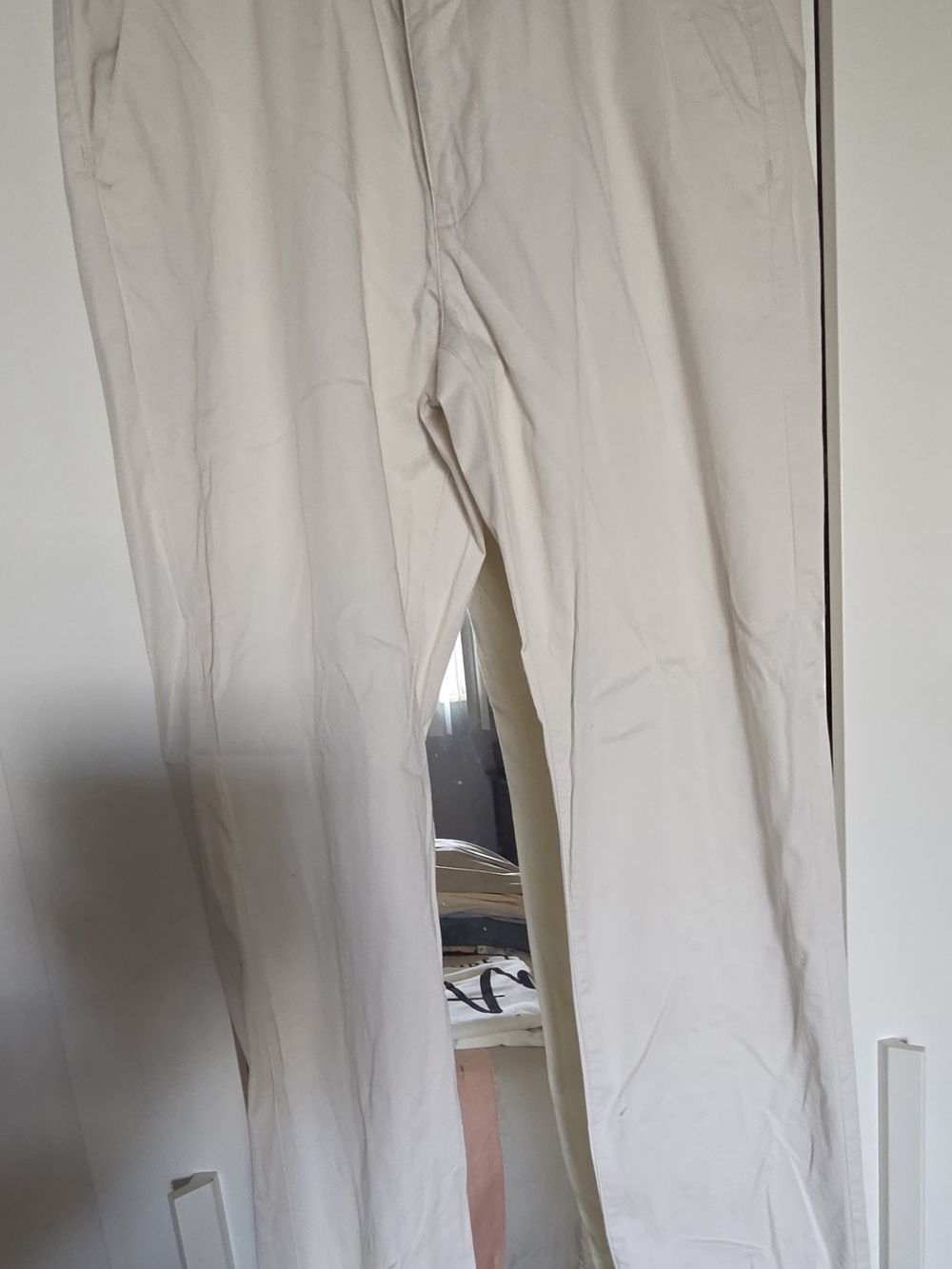 Women's Classic Cream Chino Pants